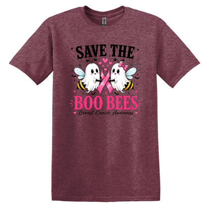Save the Boo Bees - Breast Cancer Awareness - Gildan Softstyle T-shirt