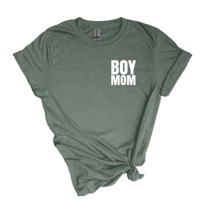 BOY MOM - Adult Soft-style T-shirt