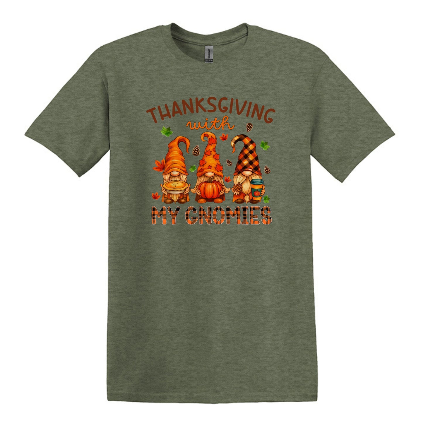 Thanksgiving with my Gnomies Shirt - Choose from "THANKSGIVING" or "FRIENDSGIVING"