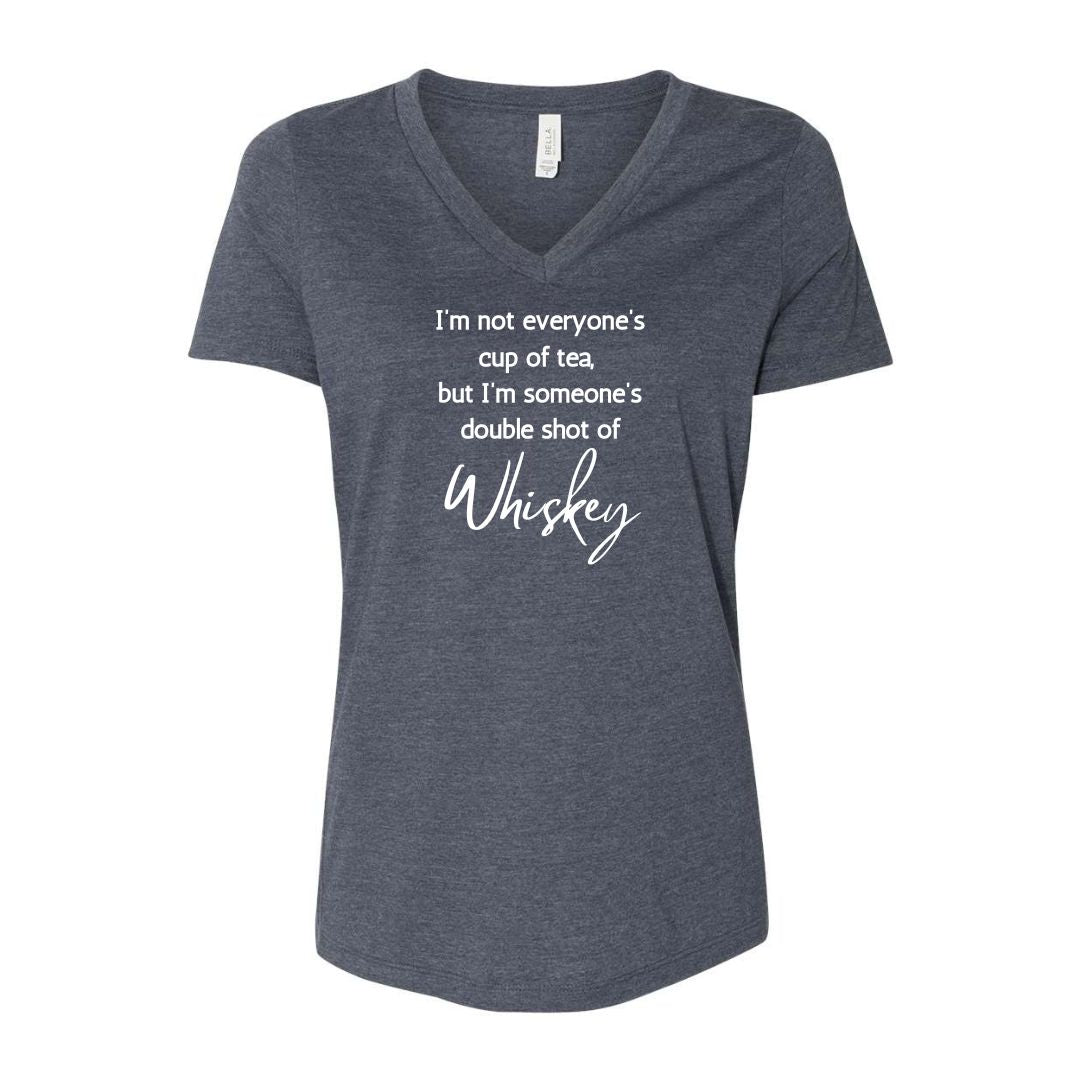 Double shot of Whiskey - Unisex or Women's Relaxed V-Neck