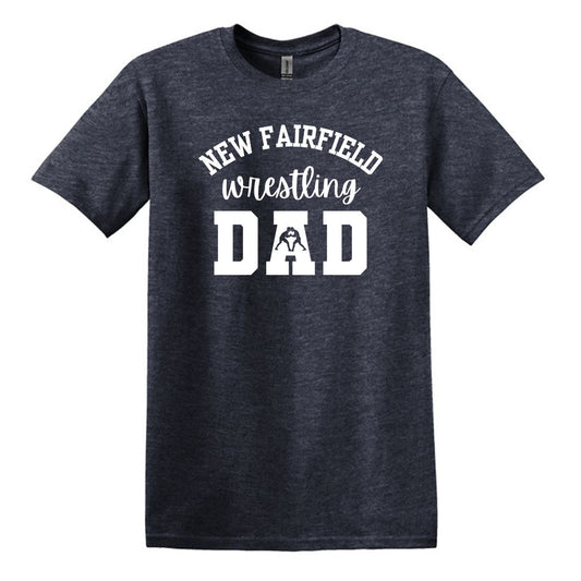 NF Wrestling MOM or DAD - Tees - short sleeve or long sleeve