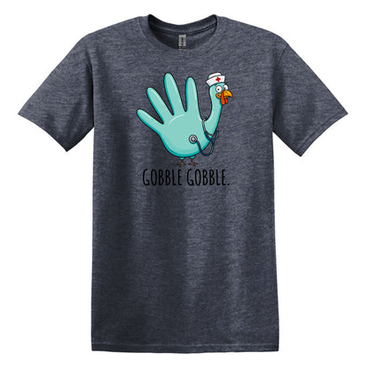 Gobble Gobble Rubber Glove Thanksgiving Nurse – Gildan® Softstyle™ T-Shirt