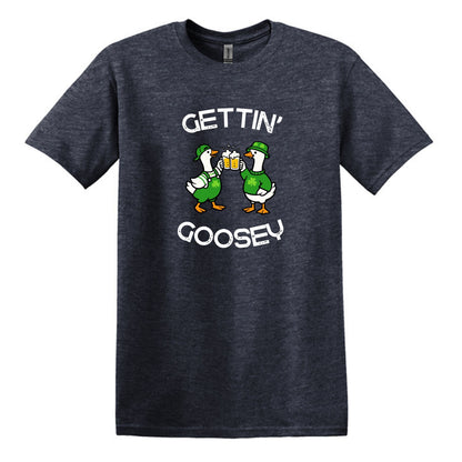 Gettin' Goosey - Fun Irish Heavy Cotton T-shirt