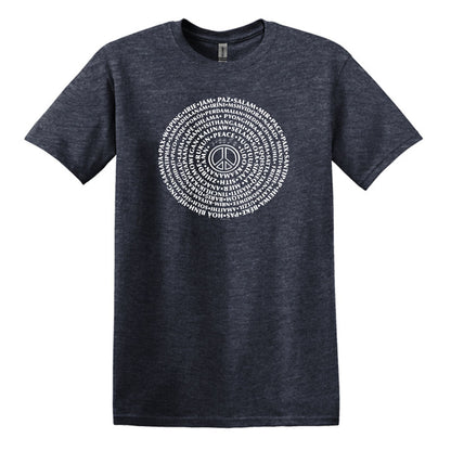 Can You Say PEACE - Gildan Heavy Cotton Unisex T-shirt - artwork designed by Cynthia NeJame