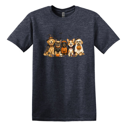 Halloween Pups -  Heavy Cotton Unisex T-shirt