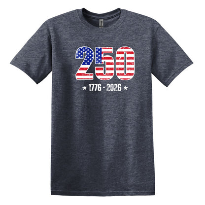 250 Anniversary Tee - 1776-2026 - Gildan Softstyle T-shirt
