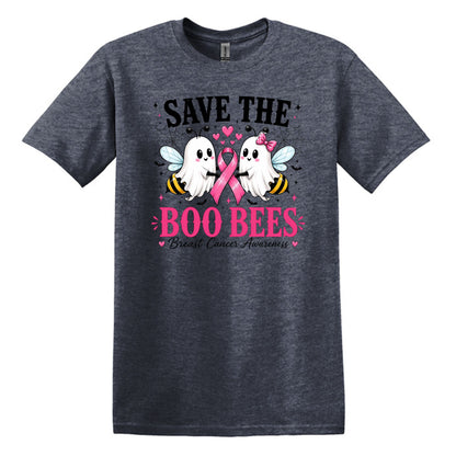 Save the Boo Bees - Breast Cancer Awareness - Gildan Softstyle T-shirt