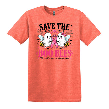 Save the Boo Bees - Breast Cancer Awareness - Gildan Softstyle T-shirt