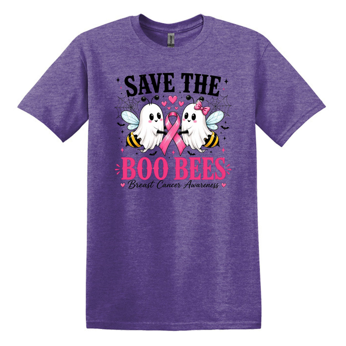 Save the Boo Bees - Breast Cancer Awareness - Gildan Softstyle T-shirt