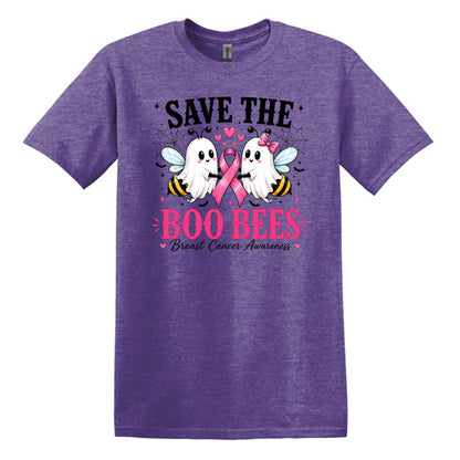 Save the Boo Bees - Breast Cancer Awareness - Gildan Softstyle T-shirt