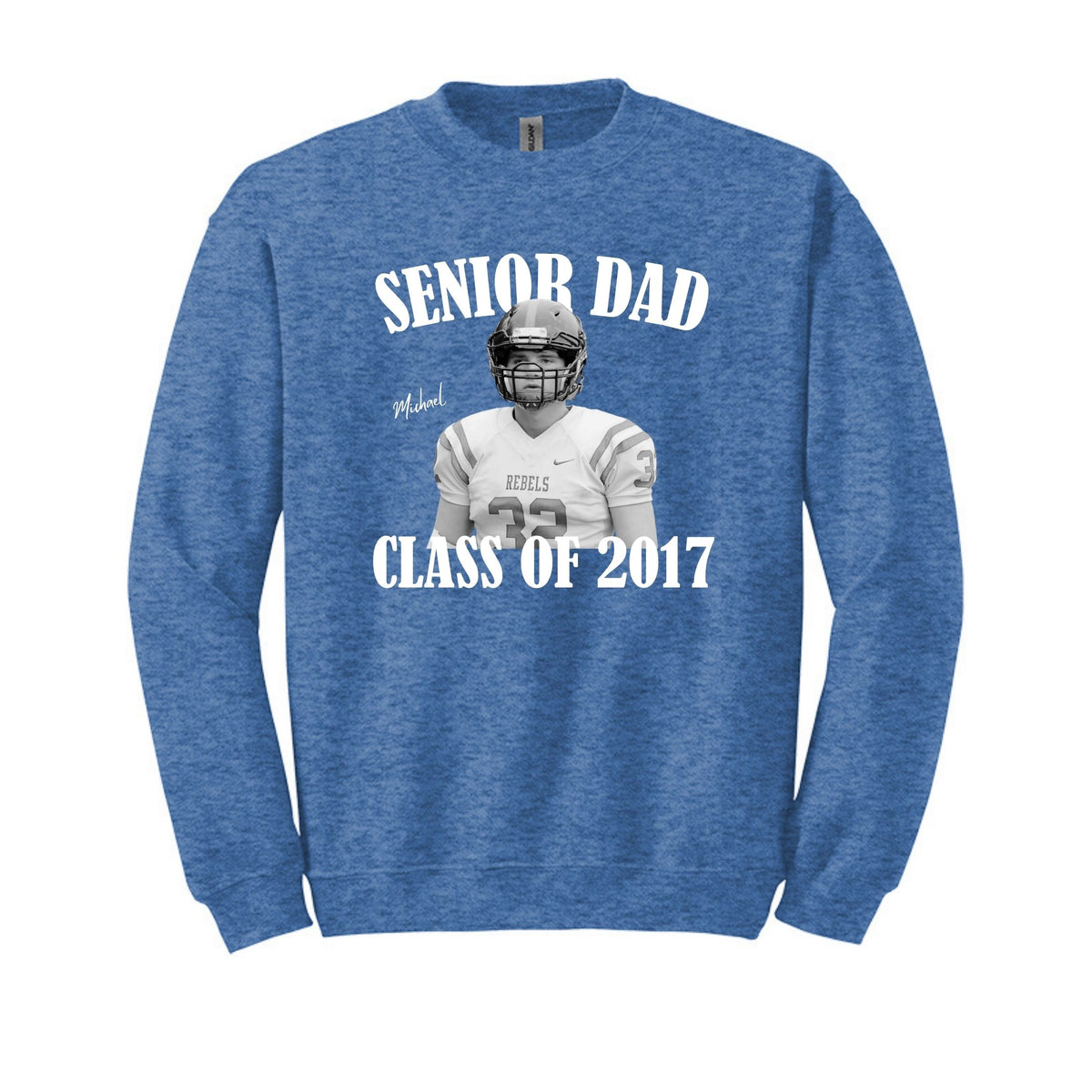 Senior Night Family Sweatshirts - Gildan Crewneck - Fully Customizable!