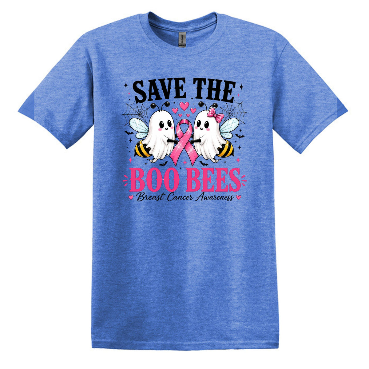 Save the Boo Bees - Breast Cancer Awareness - Gildan Softstyle T-shirt