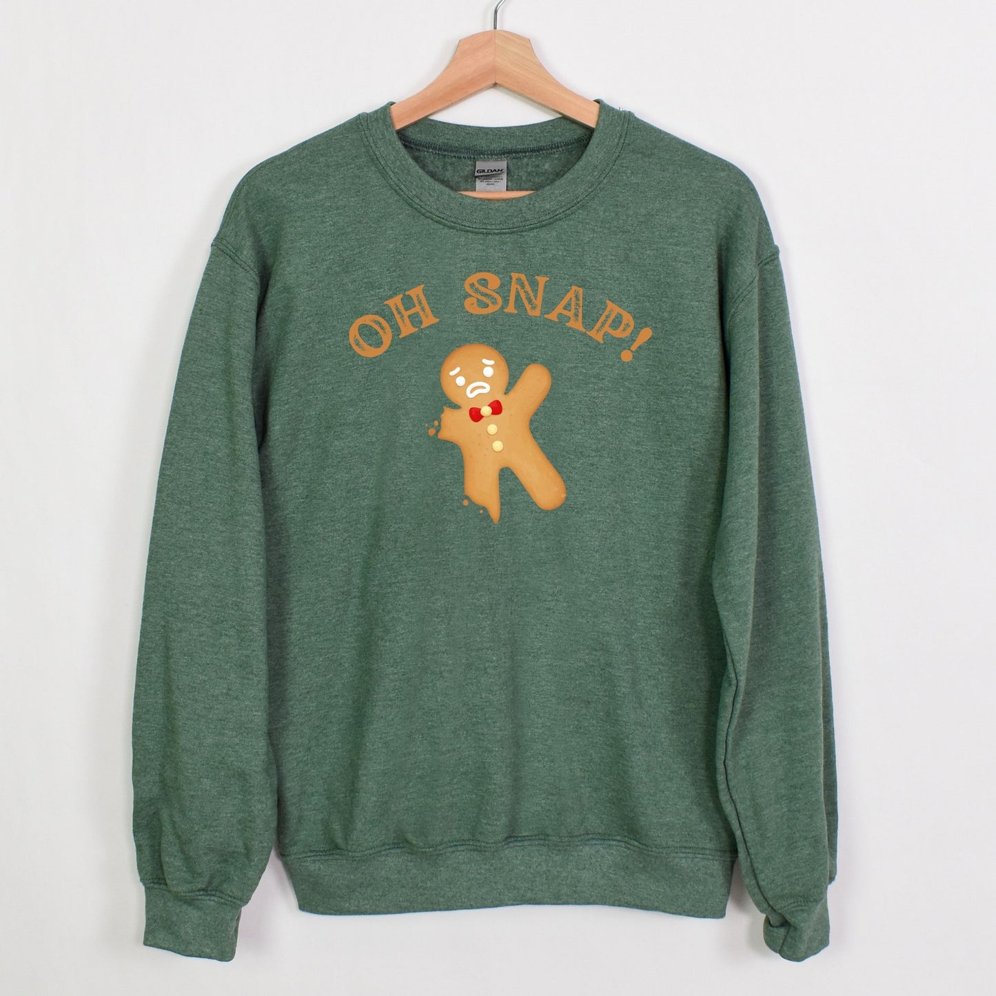 OH SNAP!  Fun and Festive Gingerbread Cookie Sweatshirt