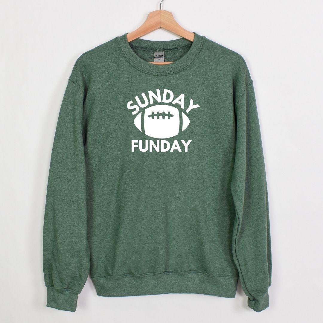 Sunday Funday - Sudadera con cuello redondo