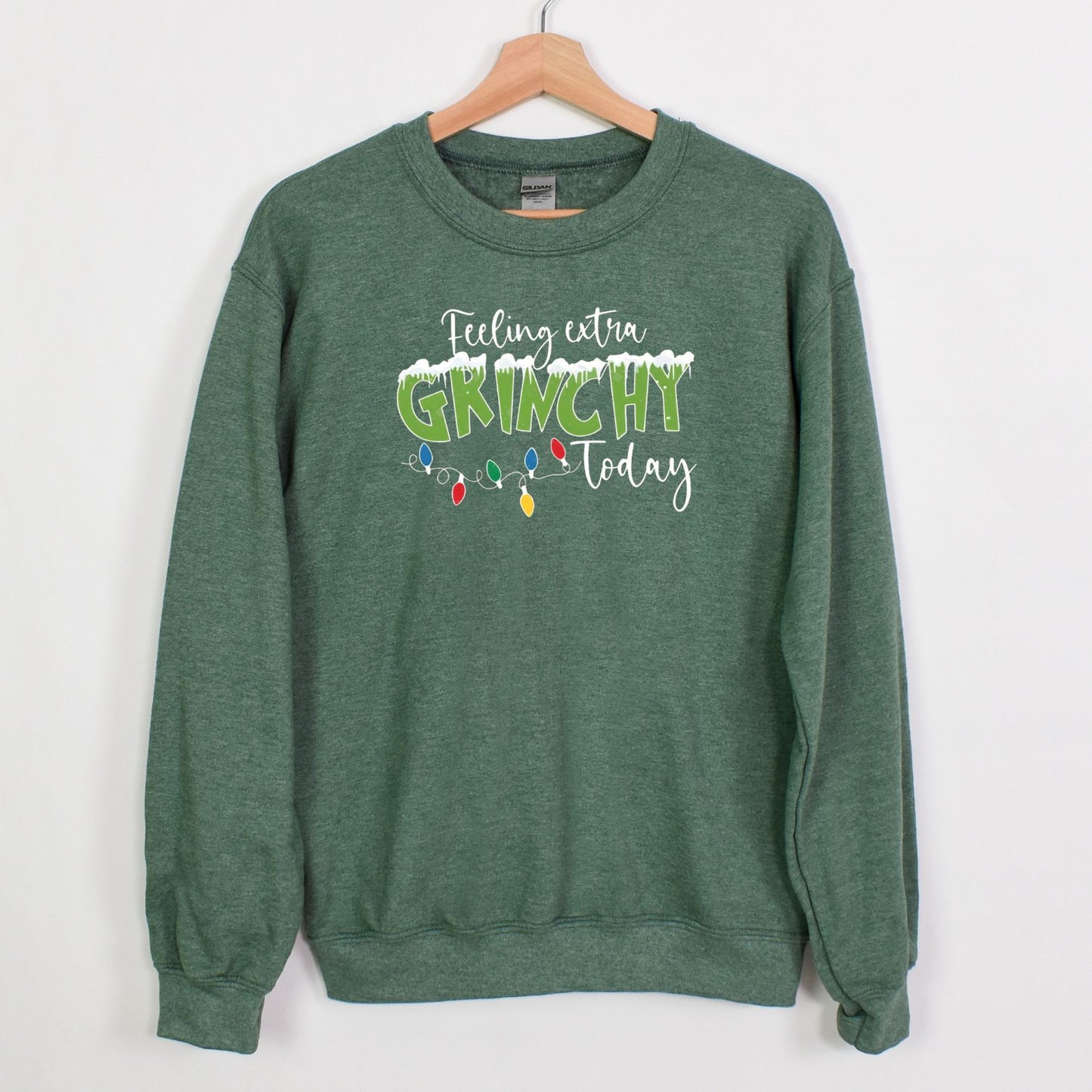Feeling Extra Grinchy Today - Crewneck Sweatshirt