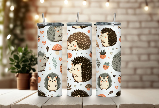 20 oz. Stainless Tumbler - Hedgehogs!