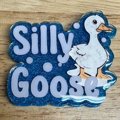 Fun Acrylic Badge Toppers - Interchangeable Hook and Loop on back.