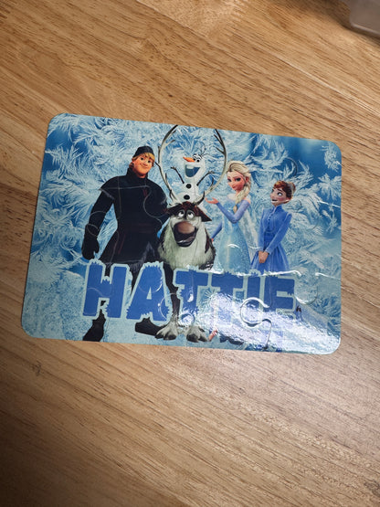 12 Piece Puzzle for Kids - Personalized with your child's name