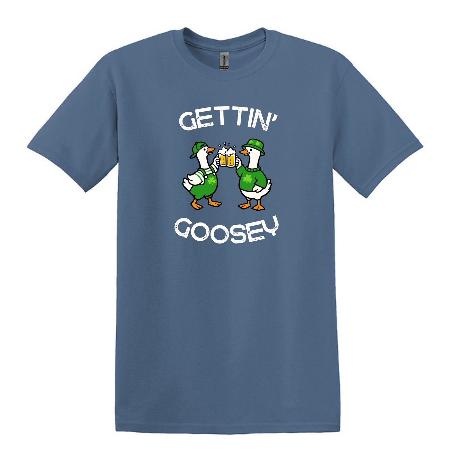 Gettin' Goosey - Fun Irish Heavy Cotton T-shirt