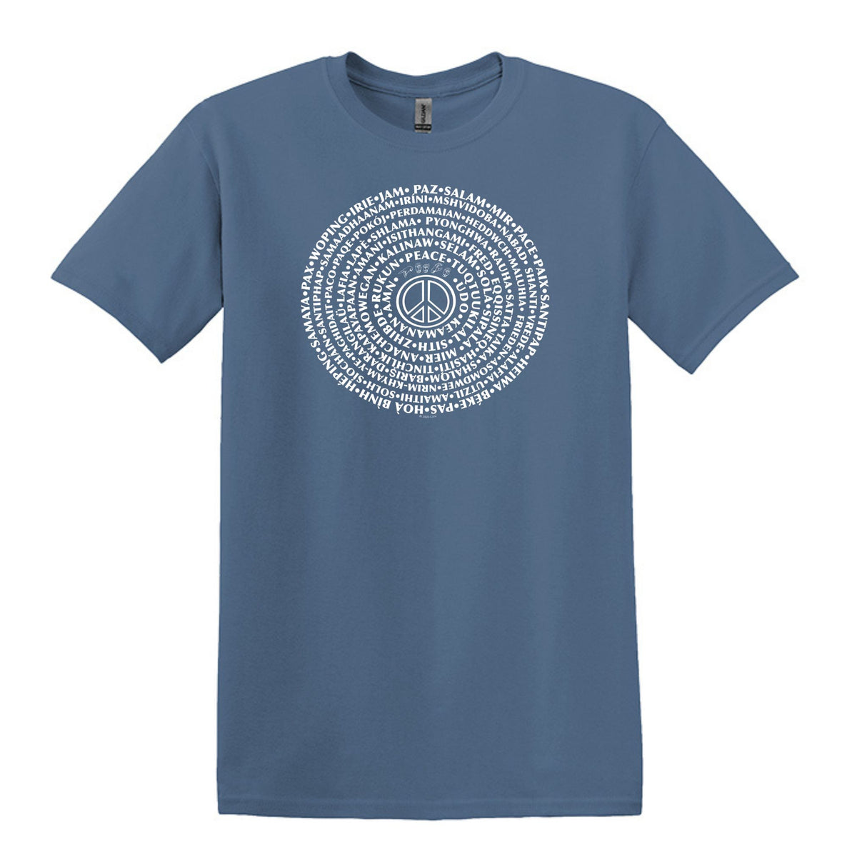 Can You Say PEACE - Gildan Heavy Cotton Unisex T-shirt - artwork designed by Cynthia NeJame