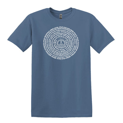 Can You Say PEACE - Gildan Heavy Cotton Unisex T-shirt - artwork designed by Cynthia NeJame