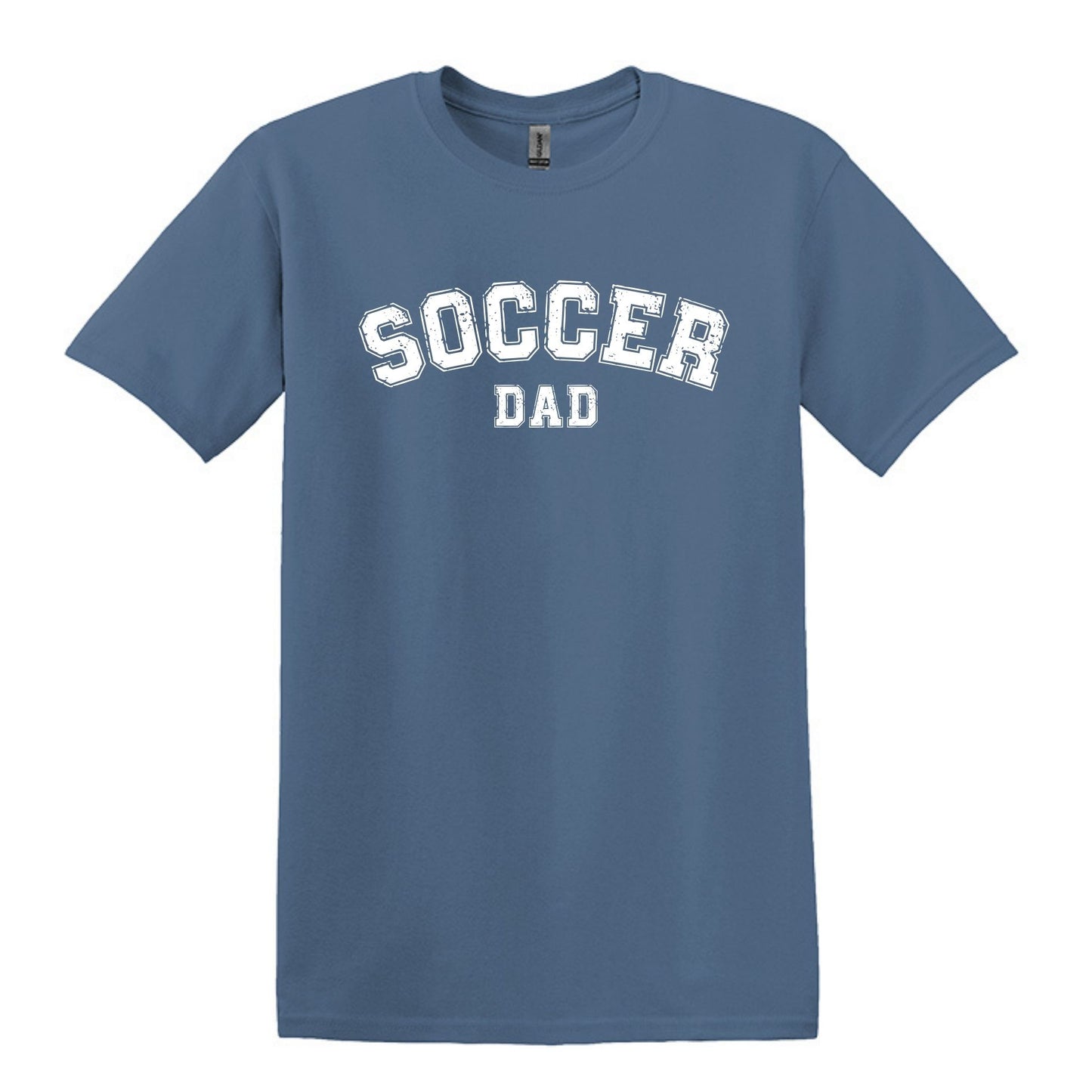 Soccer Mom / Dad - Distressed Athletic Artwork | Heavy Cotton Unisex T-shirt