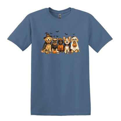Halloween Pups -  Heavy Cotton Unisex T-shirt