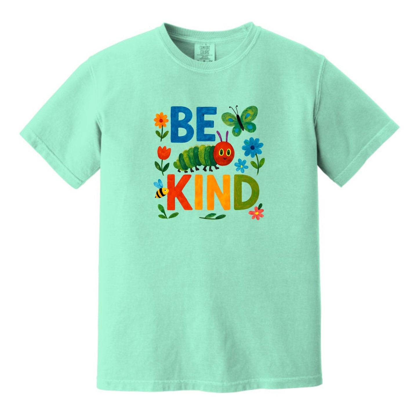 Be Kind Caterpillar T-Shirt - Comfort Colors ® Heavyweight Ring Spun Tee