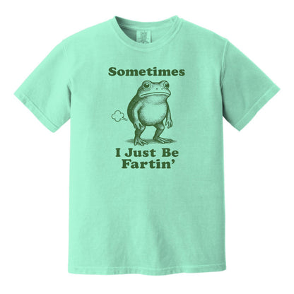 Sometimes I Just Be Fartin' - Funny Frog T-shirt