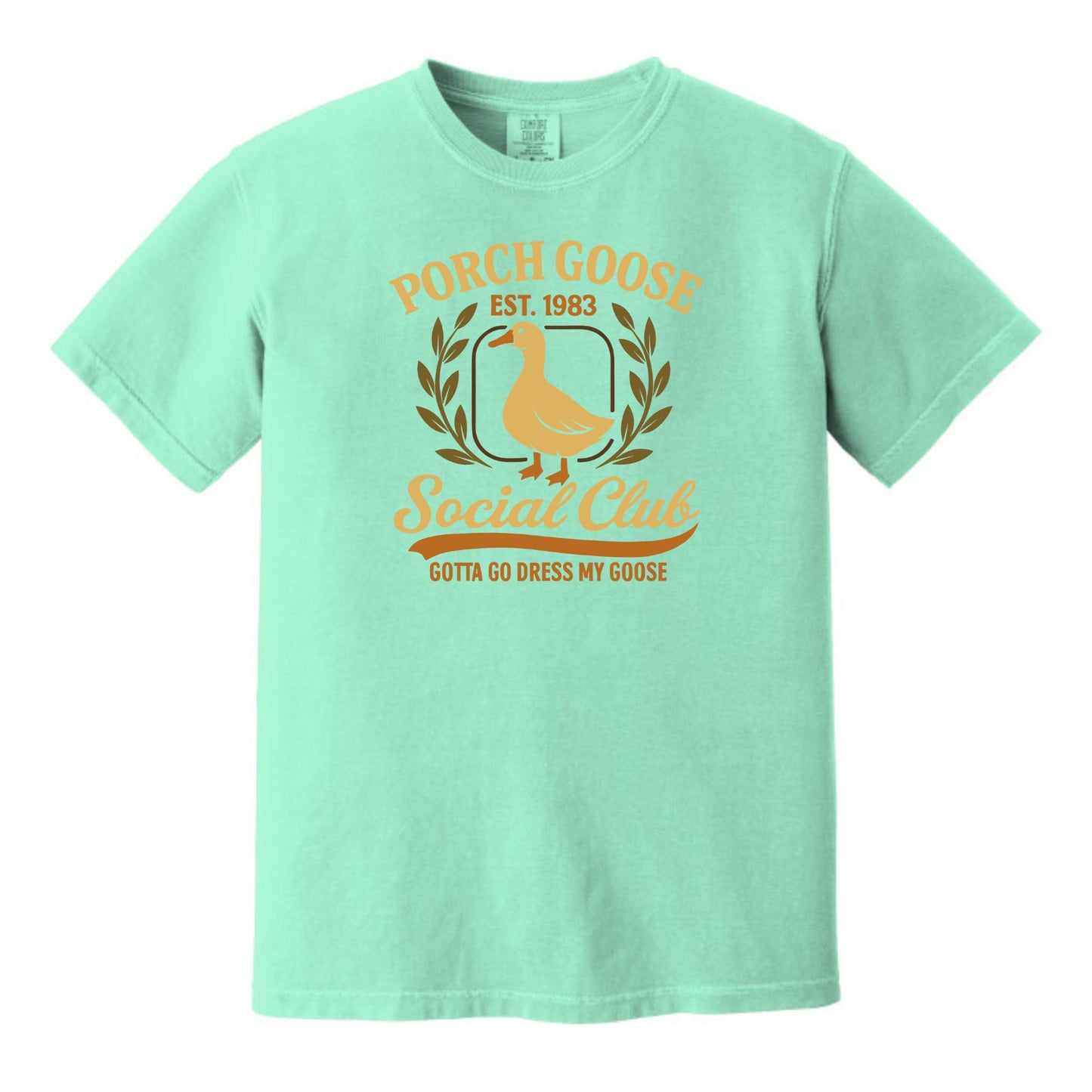 Porch Goose Social Club - Comfort Colors ® Heavyweight Ring Spun T-shirt
