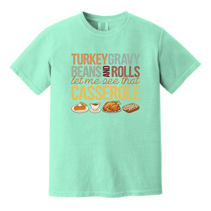 Turkey Gravy Beans and Rolls - Comfort Colors ® Heavyweight Ring Spun Tee