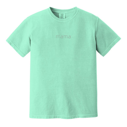 MAMA Minimalist Monochrome Embroidered Comfort Colors® T-Shirt