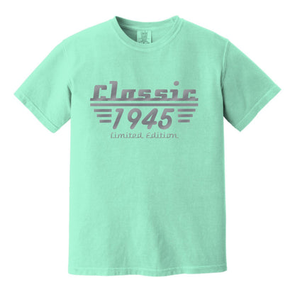 Classic Milestone Tee - Comfort Colors ® Heavyweight Ring Spun Tee - Customize with Birth Year!