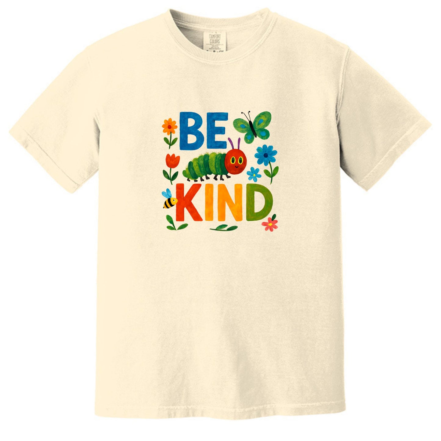 Be Kind Caterpillar T-Shirt - Comfort Colors ® Heavyweight Ring Spun Tee