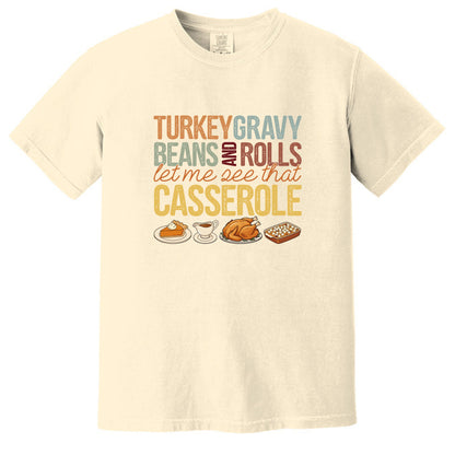 Turkey Gravy Beans and Rolls - Comfort Colors ® Heavyweight Ring Spun Tee