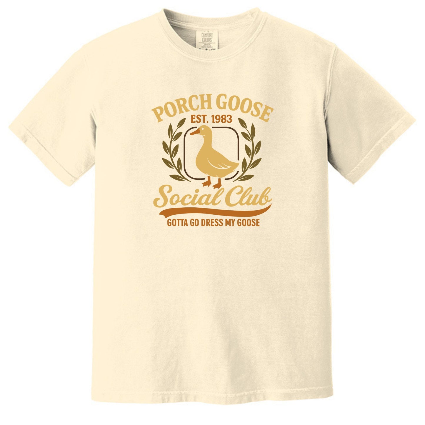Porch Goose Social Club - Comfort Colors ® Heavyweight Ring Spun T-shirt