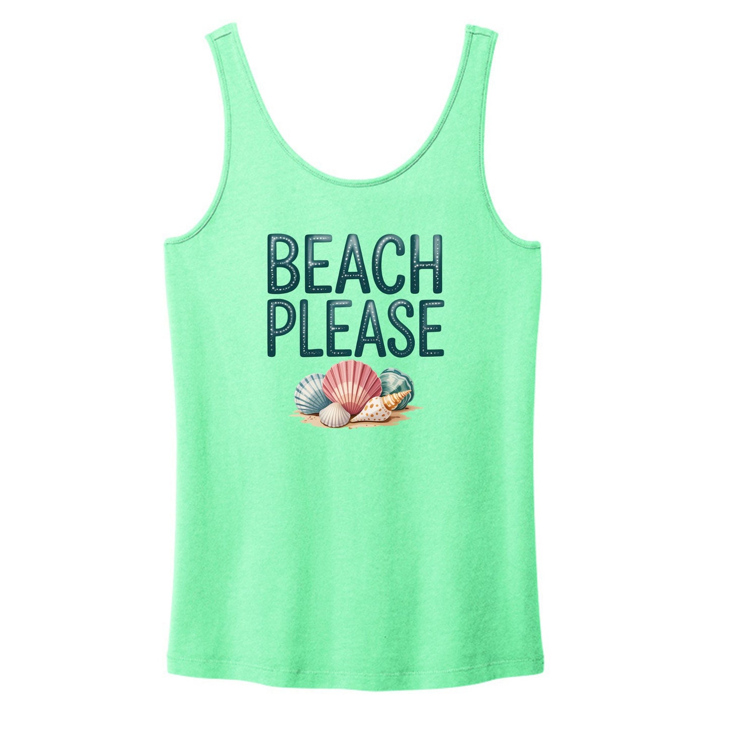 Beach Please - Beach Washed Women's Tank