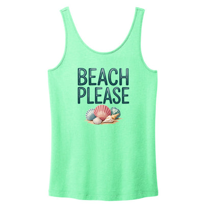 Beach Please - Beach Washed Women's Tank