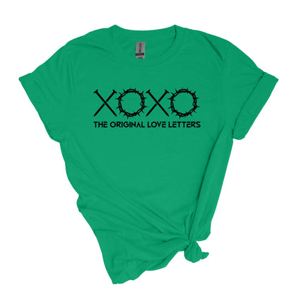 Las cartas de amor originales - XOXO - Camiseta suave unisex para adultos 