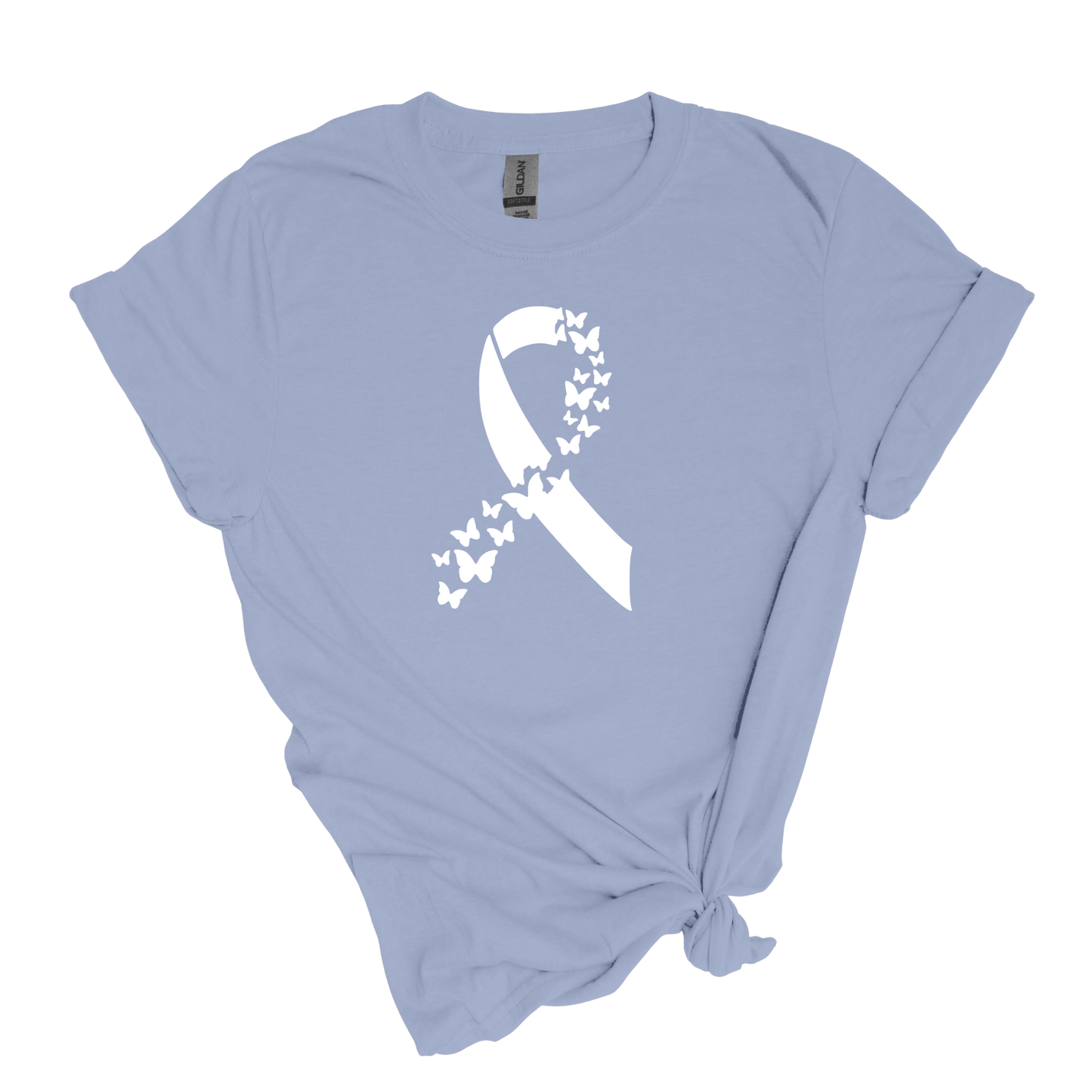 T-shirt ruban cancer du poumon