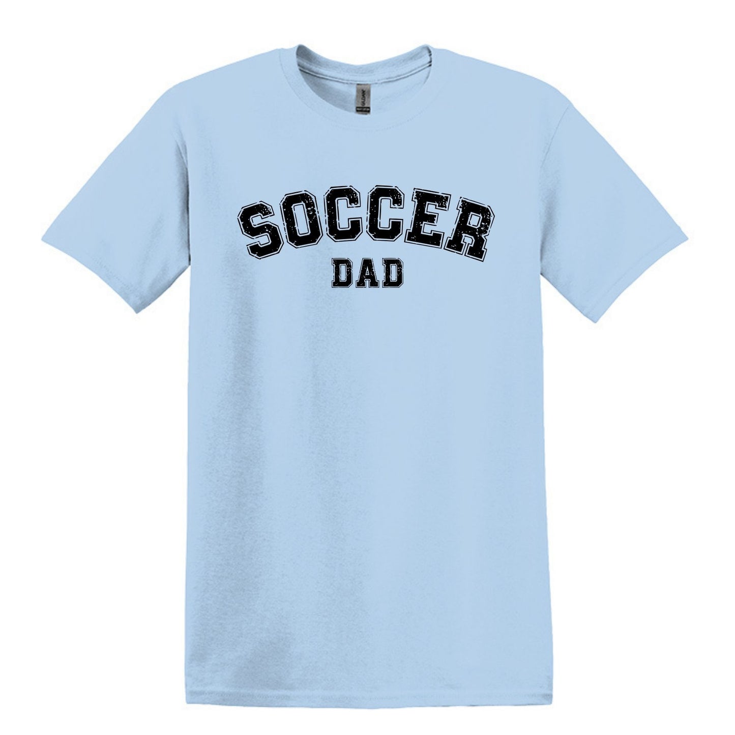 Soccer Mom / Dad - Distressed Athletic Artwork | Heavy Cotton Unisex T-shirt
