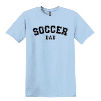 Soccer Mom / Dad - Distressed Athletic Artwork | Heavy Cotton Unisex T-shirt