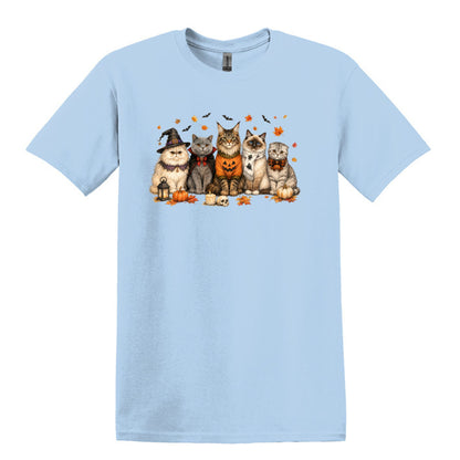 Halloween Cats -  Heavy Cotton Unisex T-shirt