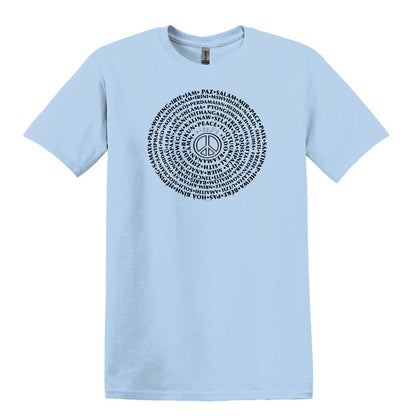 Can You Say PEACE - Gildan Heavy Cotton Unisex T-shirt - artwork designed by Cynthia NeJame