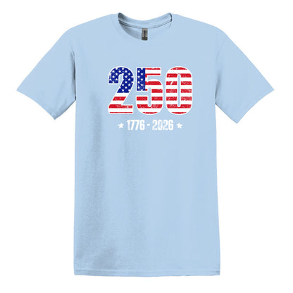 250 Anniversary Tee - 1776-2026 - Gildan Softstyle T-shirt