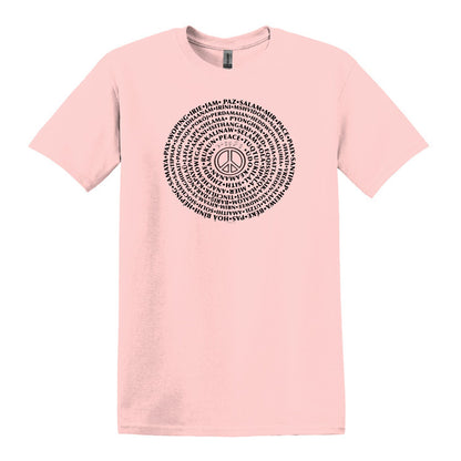 Can You Say PEACE - Gildan Heavy Cotton Unisex T-shirt - artwork designed by Cynthia NeJame