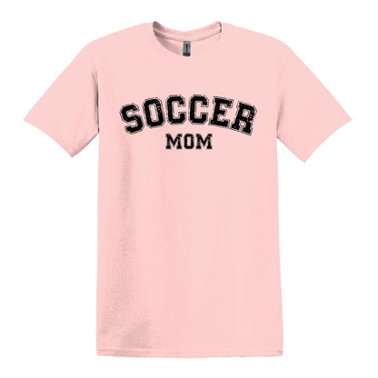 Soccer Mom / Dad - Distressed Athletic Artwork | Heavy Cotton Unisex T-shirt
