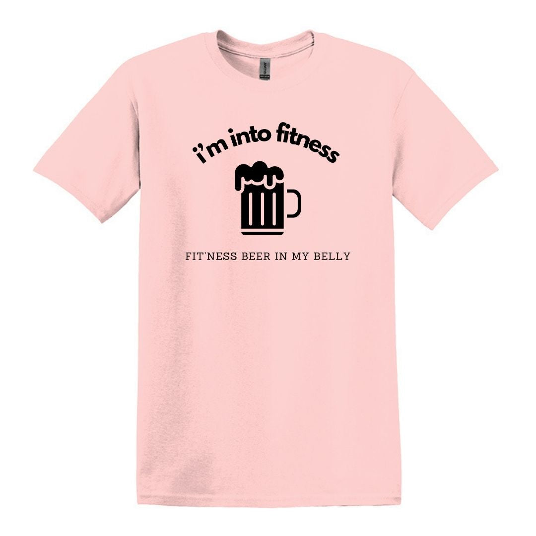 Me gusta el fitness. cerveza fitness en mi vientre - Gildan Adulto Unisex Heavy Cotton