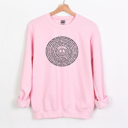 Can You Say PEACE - Gildan Crewneck - artwork designed by Cynthia NeJame