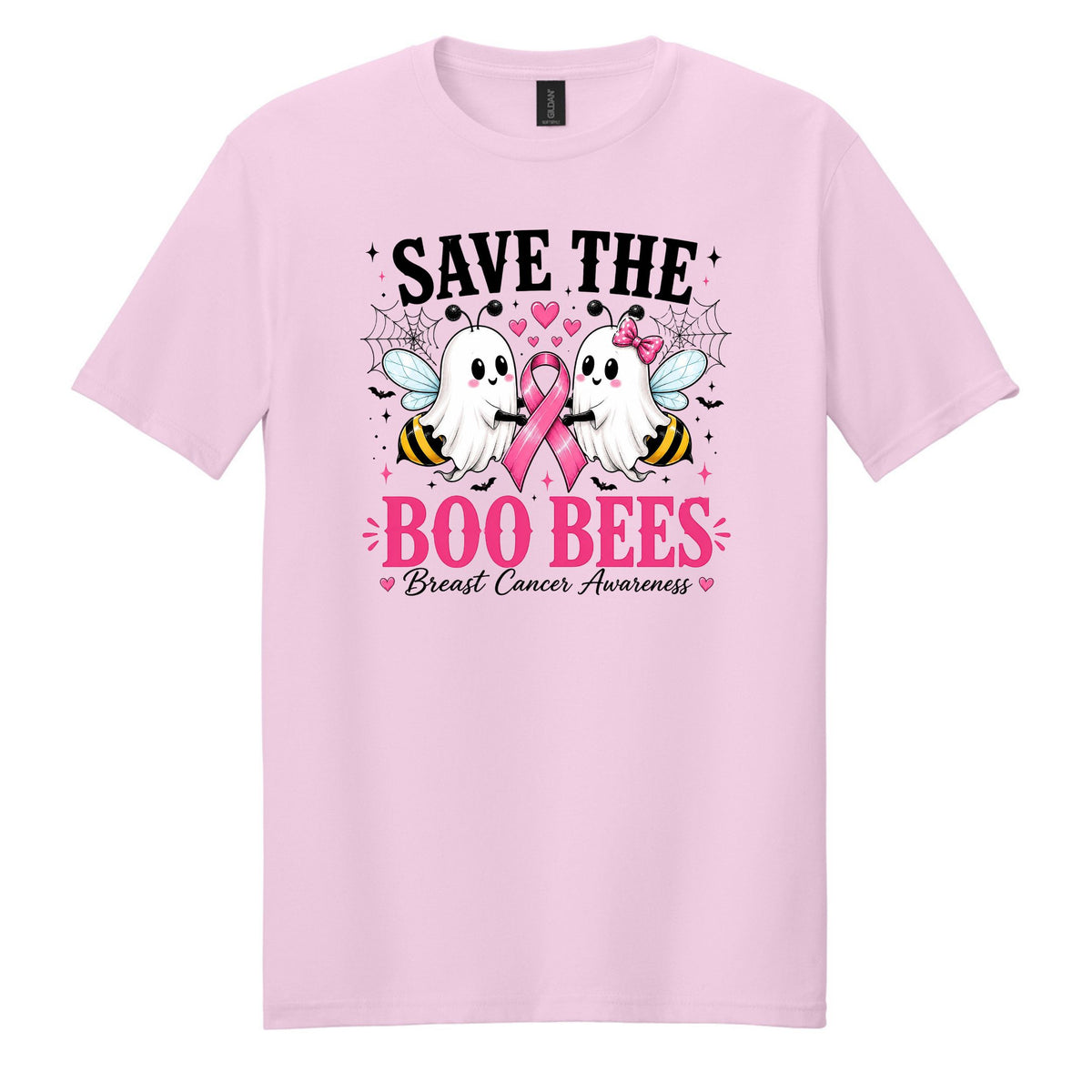 Save the Boo Bees - Breast Cancer Awareness - Gildan Softstyle T-shirt